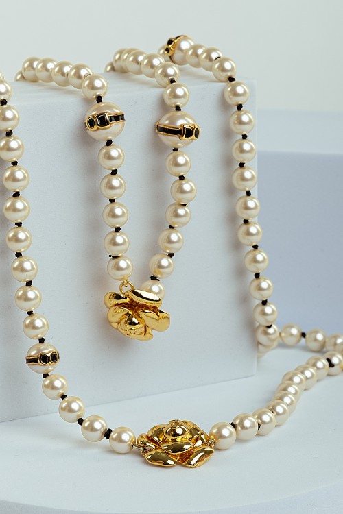 Sixdo White Blossom Pearl Necklace